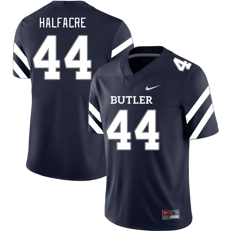 Men-Youth #44 Jacob Halfacre Butler Bulldogs 2023 College Football Jerseys Stitched-Navy